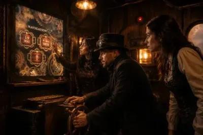 Dirigeable Steampunk poster1