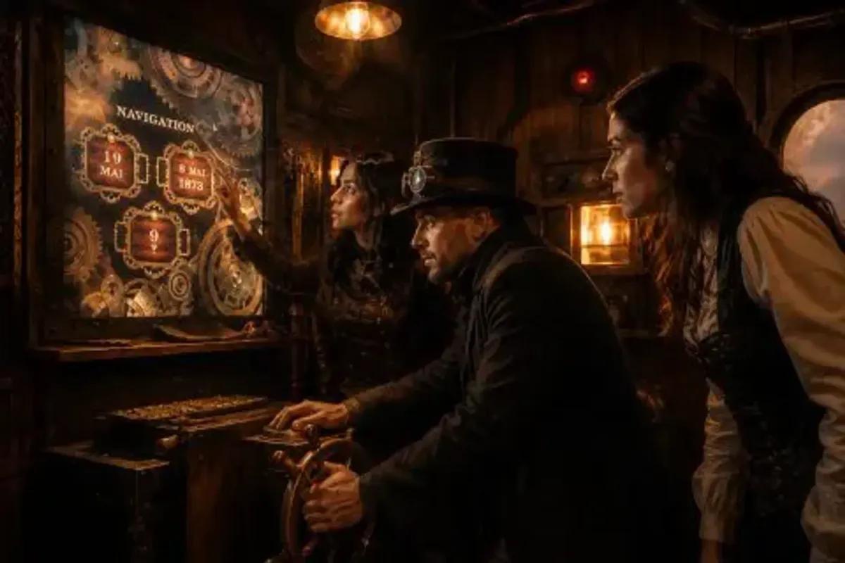 Dirigeable Steampunk